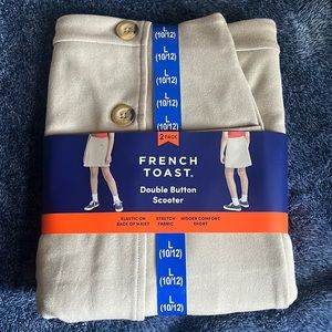 NWT 2 pack French Toast Double Button Skooter